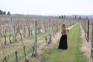 Allie-vineyard-sm Allie Muchmore at a Michigan vineyard