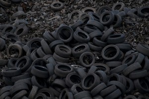 Tire pile_Tim Parkinson via Flickr Pile of tires