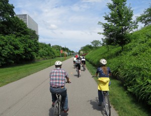 Biking Dequindre Cut