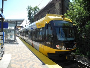 Minneapolis light rail_Matt Johnson via Flickr Minneapolis light rail line