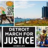 Climate march collage